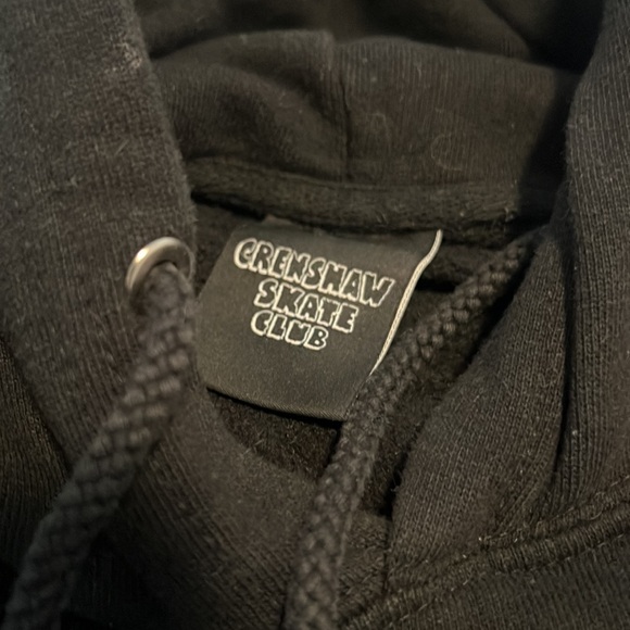 CRENSHAW SKATE CLUB BLING OG LOGO HOODIE IN BLACK - Picture 8 of 11